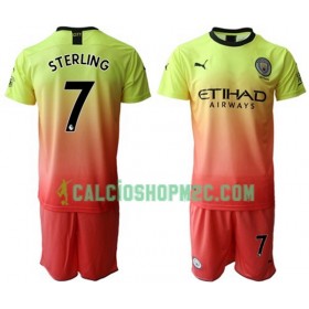 Manchester City Toure Yaya 7 Bambino Maglia Terza 2019/2020 Manica Corta (+ Pantaloncini)